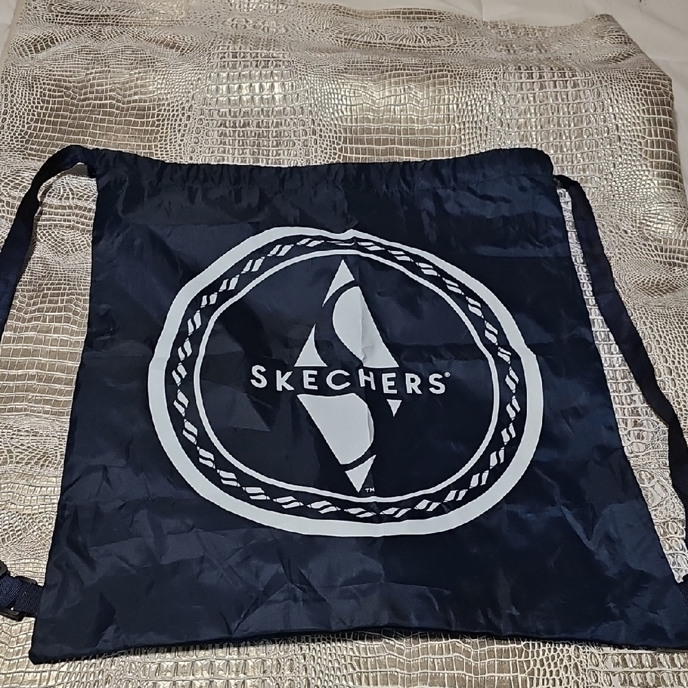 Skechers Black Drawstring Backpack - image 1